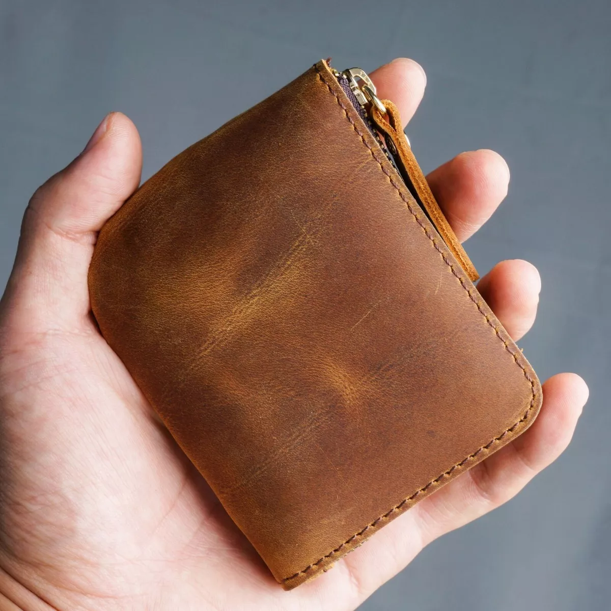 Cowhide wallet on sale