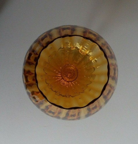 Vintage Large 1960’s Empoli Orange Wine Glass - Picture 6 of 7