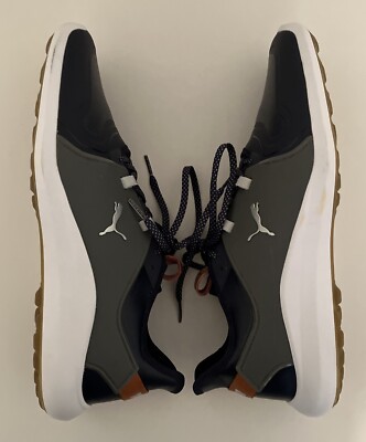 Puma Ignite Fasten 8 Spikeless Golf Shoes Mens 11.5 Gray Cream Lace Up PUMA IGNITE FASTEN8 Pro Golf Shoe Review - Plugged In Golf main image 2
