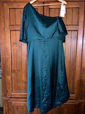 NWT JJ's House Prom Dress W 16 Dark Green Wedding Cocktail Winter Ball  Party New | eBay