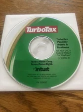 2003 Intuit TurboTax Premier Home & Business FEDERAL For windows No Product Key