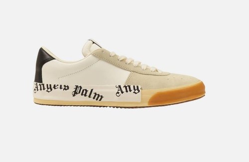 Palm Angels New Vulcanized low-top sneakers 41 - 8 NEW $465 PMIA065S22LEA0010110 - Picture 3 of 6