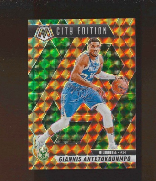 2024-25 Panini Mosaic City Edition Bronze Prizm /75 Giannis Antetokounmpo #282