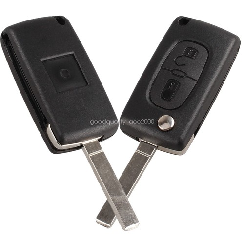2 Button Remote Flip Key Fob Case Shell For Citroen Berlingo Peugeot Partner Van - Picture 6 of 9