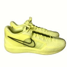 Nike Sabrina 1 Ionic Women 19.5 Luminous Green Black Mesh Low Top FQ3381-303 New