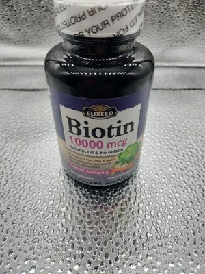 10,000 mcg Biotin, D-Biotin Maximum Potency, No Gelatin, Support Healthy Skin...