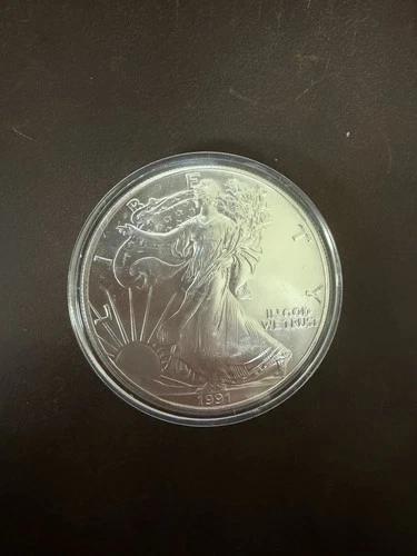 1991 American Eagle Silver Dollar 1oz Fine Silver
