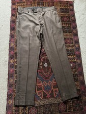 Holland Esquire Men’s Brown Wool Trousers see measurements tag 42 but more 36? 