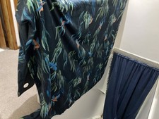 Dunelm Kingfisher  blackout Eyelet curtains 