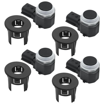 4Pcs Parking Reverse Aid Sensor with Retainer Bracket Replacement for Ford F150