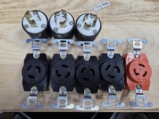 NEW Leviton 4700 Duplex Locking Receptacle 15 Amp 125 Volt NEMA L5-15R, 2P, 3W