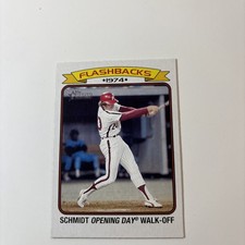 2023 Topps Heritage - Baseball Flashbacks Mike Schmidt #BF-3 Insert Card Mint