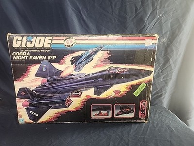 1986 Vintage GI Joe ARAH Cobra Night Raven S3P With Box Hasbro