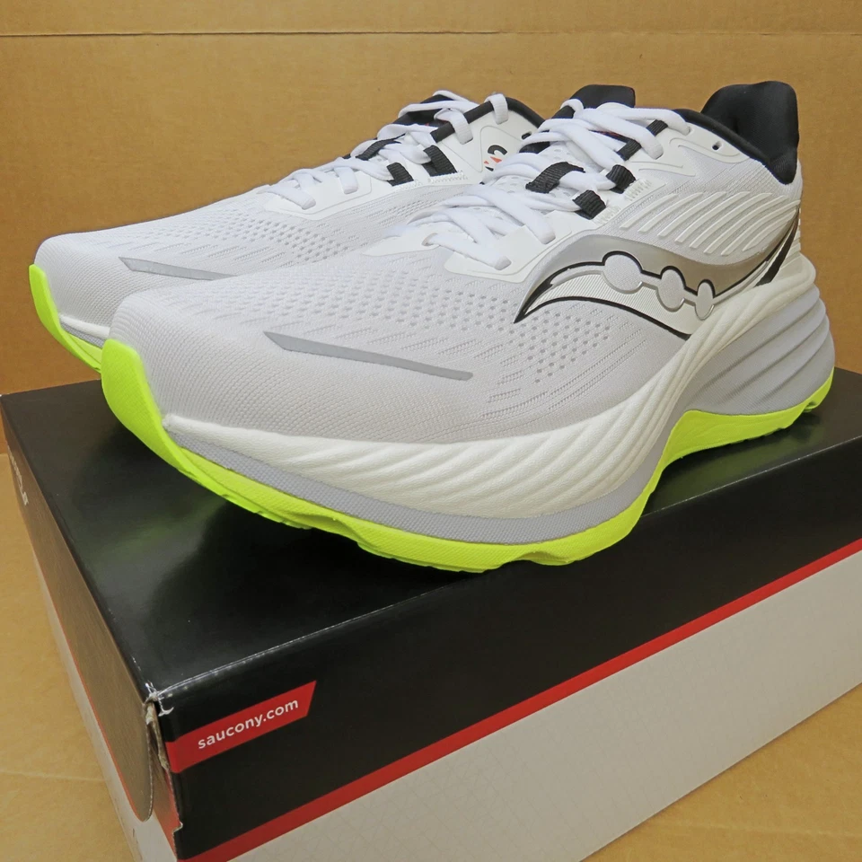 Zapatos para correr Saucony Hurricane 24 (para hombre talla 11 D)... color principalmente blanco Foto 4 de 4