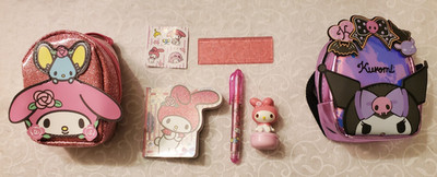Hello Kitty and Friends Kuromi Scented Real Littles MINI Backpacks w/ Stationery