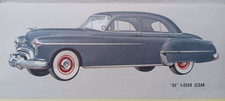 1950 51 Oldsmobile Rocket 88 Beltline Molding Complete Set.
