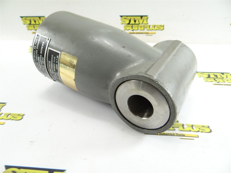 NICE! BRIDGEPORT RIGHT ANGLE R8 MILLING MACHINE ATTACHMENT R8 SHANK 
