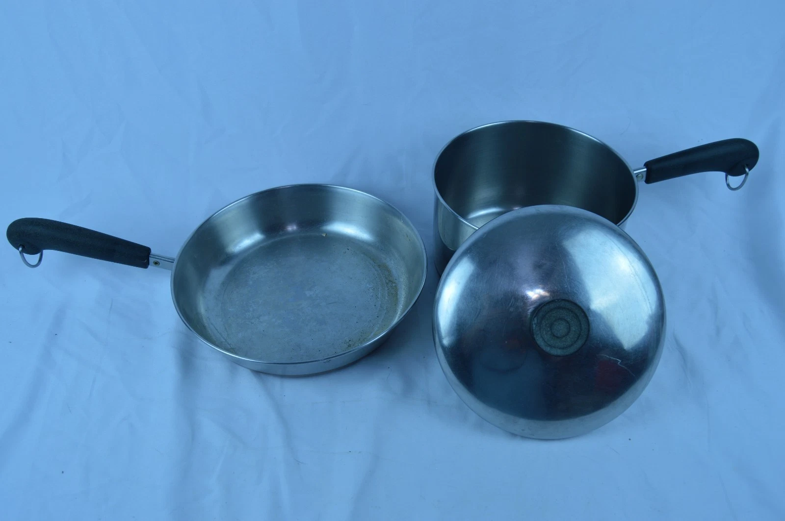 Revere Ware 3Qt Pot and 9 Inch Skillet