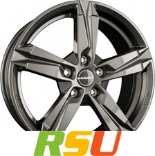 Borbet T10 mistral anthracite 6x15" ET40 LK5 100 ML 57.1 Alufelgen 15 Zoll