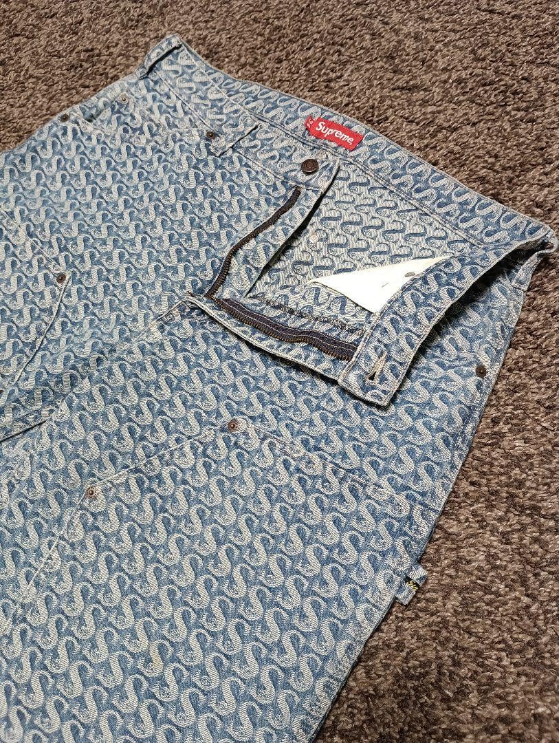 Supreme Monogram Double Knee Painter Pants 34 Denim Work Supreme Monogram Double Knee Painter Pants 34 Denim Work