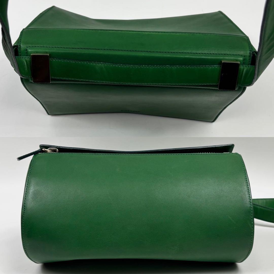 Current GIVENCHY Pandora 2-way shoulder bag in green leather thumbnail 5