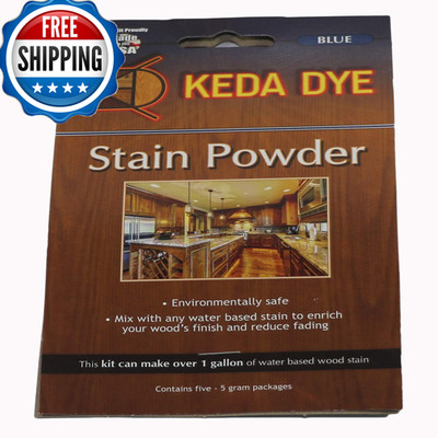 Keda Dye Blue Dye Keda Royal Blue Powder Wood Dye 25 Grams Makes 1 Gallon Blue