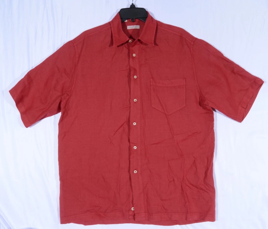 Ermenegildo Zegna Linen Short Sleeve Casual Button-Down Shirts for