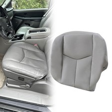 NLQR Front Driver Bottom Replacement Seat Cover Pewter Gray 922 Microfiber Le...