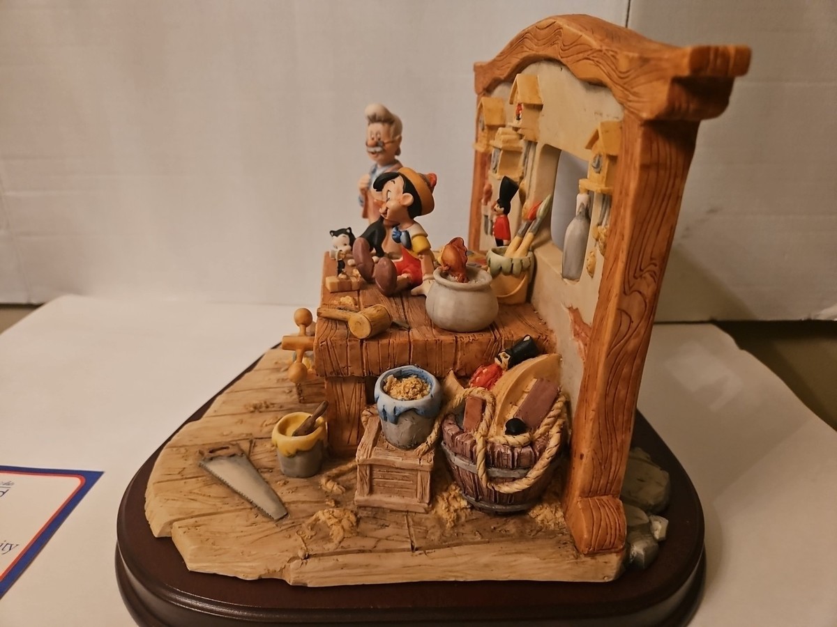 RARE 1989 Schmid Disney Limited Edition Sculpture PINOCCHIO, #309