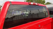 15 Gmc Sierra 1500 Sliding Rear Back Glass Window