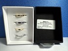 Bomb Party Luxe Bands “Elevated Queen Moves” Sz 8 - 4 Rings Hematite And Gold — photo 1