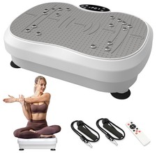 Vibration Plate Exercise Machine for Lymphatic Drainage, Whole Body Fitness W...