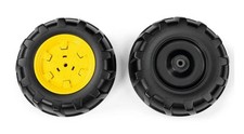Peg Perego 2 Stück Vorderrad für John Deere Ground Force oder Loader