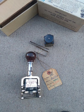 Vintage Bates Numbering Machine Wheel 5 Style 1940s with Box  Tools