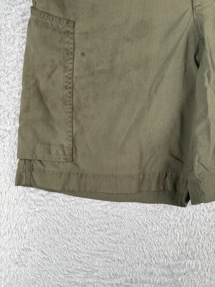 Pantalones Cortos Patagonia Para Hombres 34 Verde Contenedor Pantalones Cortos Carga 100% Nylon Caminata Campamento 34x10 Foto 3 de 4