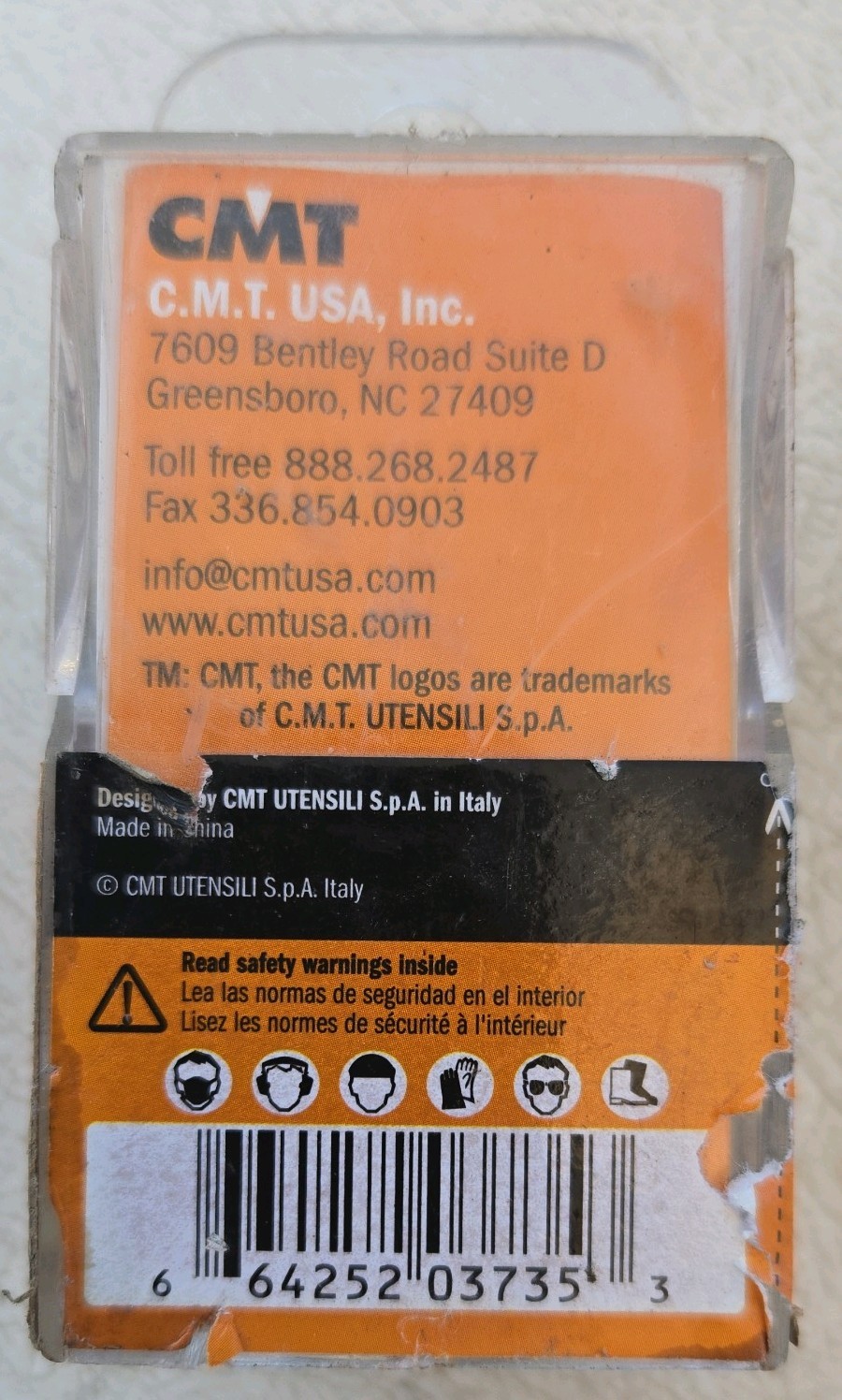 CMT Contractor Tools, 83807, Roundover/Bead Router Bit, 1/4" Shank, 1/2" Radius