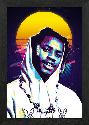 Denzel Curry gerahmtes Wandbild Poster Leinwanddruck Bild