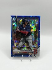 2021 Bowman Draft Sapphire Edition Freddy Valdez #BDC-96 Red Sox