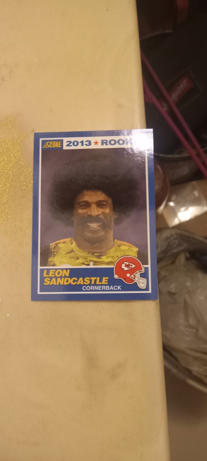 2013 Score Football Leon Sandcastle Very Scarce