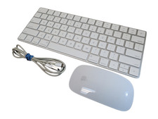 Apple Magic Keyboard 2 Wireless A1644 w/ Apple Magic Mouse 2 A1657 Tested