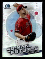 2021 Bowman Chrome #FMF-9 Reid Detmers 40-Man Futures Card Los Angeles Angels