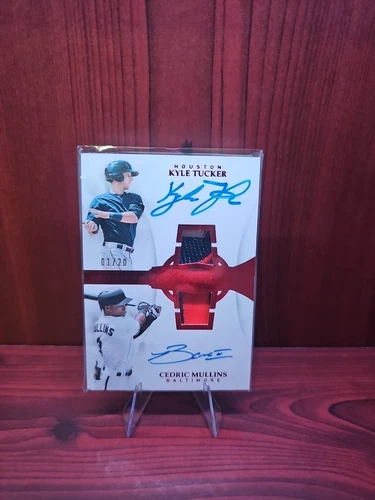 2019 Flawless Dual Rookie Patch Auto Ruby Kyle Tucker Cedric Mullins /20