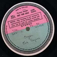 Eric Rogers King of Sound LP vinyl UK London 1965 factory sample test pressing