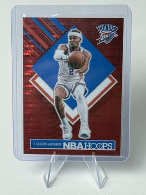2024-25 Panini NBA Hoops- Tribute Shai Gilgeous-Alexander #283 Red Pulsar /199