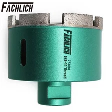 3''/75mm Welded Diamond Drilling Core Bits Hole Saw Wet for Marble Granite Tile