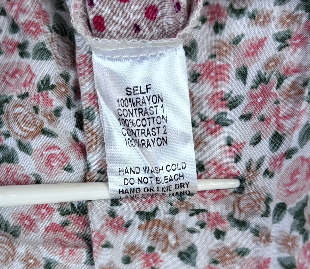 Easel Boho Patchwork Printed Micro Floral Maxi Dr… - image 6