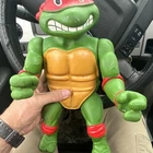 Playmates Toys TMNT Rapheal Action Figure, Plastic, Green/Red/Orange, 1989