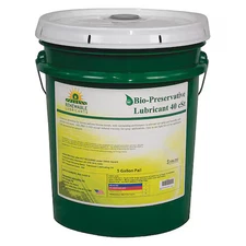 Renewable Lubricants 86044 Lubricant, 5 Gal., Pail, Vegetable Oil, Yellow