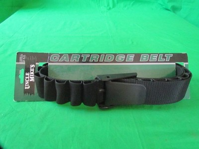 Uncle Mike's Model 8805-1 Cartridge Belt Shotgun Shell Black Up to 50'' Brand New