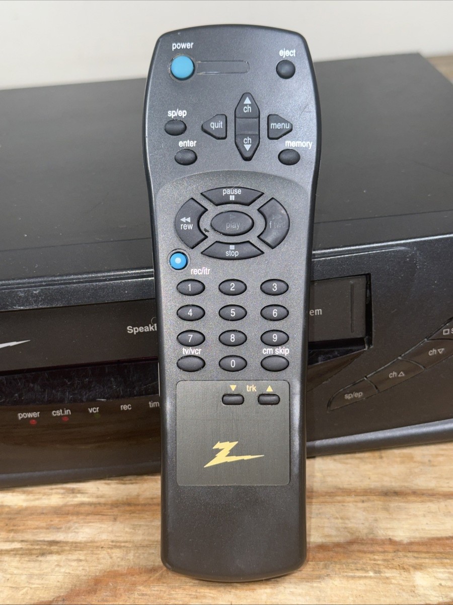 Zenith VRB420 VCR 4 Head HiFi Stereo VHS Player Recorder W/Remote